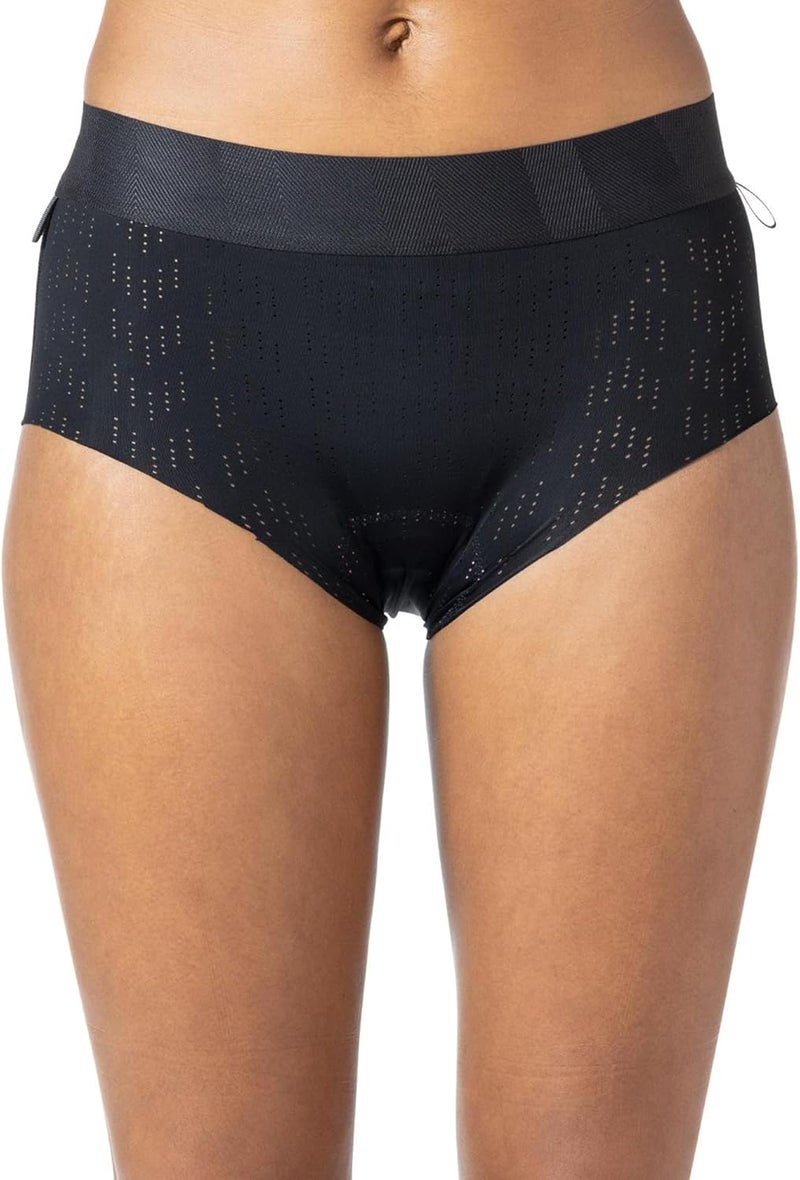Terry Cyclo Brief 2.0 Bike Liner - Women's No-Show Breathable Padded Cycling Underwear - 2 inch Inseam - Image 1